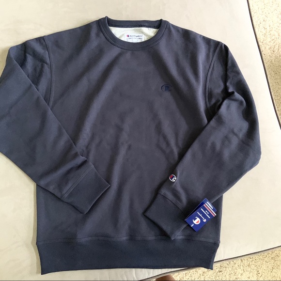 n e w | navy blue champion crewneck sweatshirt ✰ - Picture 3 of 6
